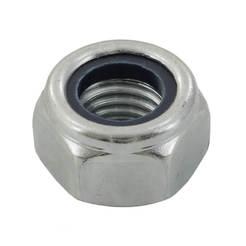 Lock nut - M8, galvanized, DIN 985-8