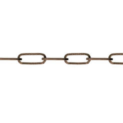Decorative copper chain - 3 mm, tension 64 kg