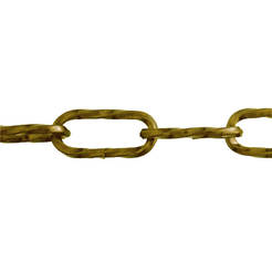 Decorative chain - 3.8 mm, copper, tension 110 kg