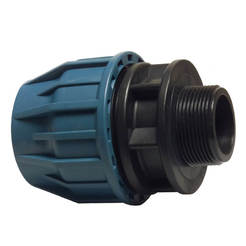 Adapter with external thread for plumbing systems Ф40mm x 1 1/4''