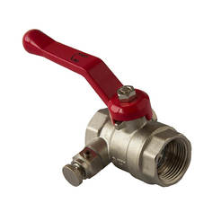 Ball valve with outlet 3/4"