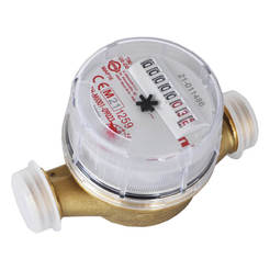 Water meter for hot water dry without hollandra 3/4"