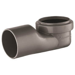 PVC elbow Ф 50mm - for installation of horn siphon