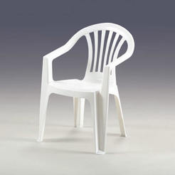 Пластиковый стул МАУИ белый