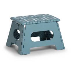 Plastic folding chair 35 x 28 x 22 cm, blue