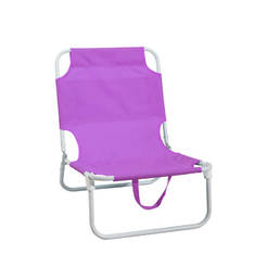 Beach chair 50 x 64 x 65 cm purple low