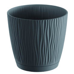 Flowerpot with Sandy P base - Ф 108 mm, anthracite