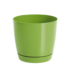 Flowerpot with Coubi base - Ф 100mm, olive