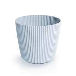 Pot PVC Milly round 2.7l light gray