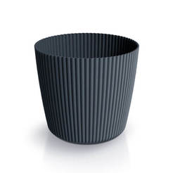 Pot PVC Milly round 4l anthracite