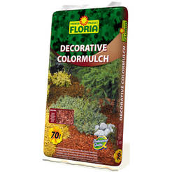 Decorative flower mulch yellow - 70 l