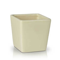 Ceramic pot - 9 x 10 cm, cream
