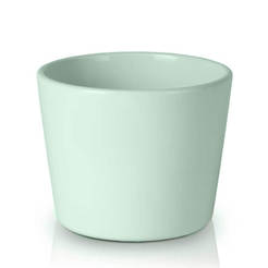 Primrose ceramic pot - 13 x 10 cm, mint