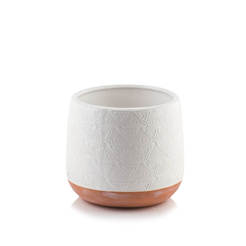 Ceramic pot Savona F 15 cm, white