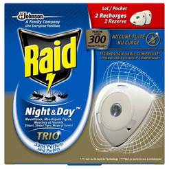 Ride Day and Night trio double refill - for protection against insects