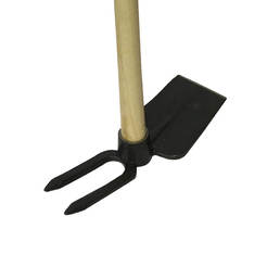 Double-sided garden hoe with handle, 1200 mm