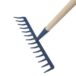 Garden paddle with handle 16 teeth, 140 cm