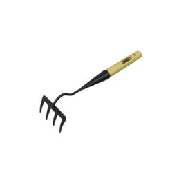 Soil aeration rake with wooden handle 400 mm Pro natura