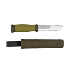 Нож с пластиковыми ножнами Mora 2000, лезвие из стали Sandvic