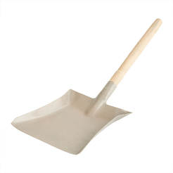 Garbage shovel with handle