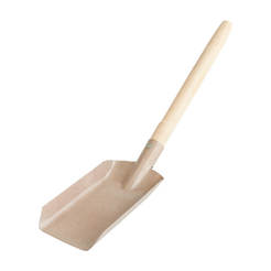 Coal shovel with handle