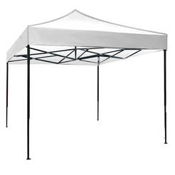 Folding tent - 3 x 3 m, metal / polyester, white