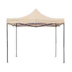Garden tent 3 x 3m, beige waterproof with bag 60256B-ST