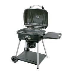 Rectangular barbecue with lid MG927 95 x 52 x 60 cm, wheels