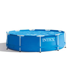 Inflatable pool - 3.05 x 76 cm, with pump, filter and metal frame