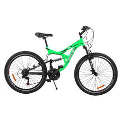 Bicycle with front and rear shock absorber 26" NITRO