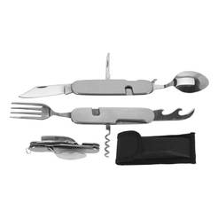 Folding pocket knife and cutlery 8 functions