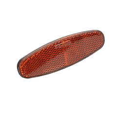 Bicycle rear reflector, for rack mounting