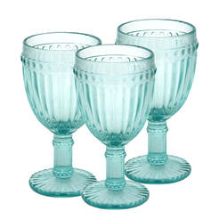 Set of wine glasses Vintage Green - 350ml, 6 pcs
