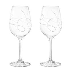 Wine glasses Bohemia String Decor 350ml, 2 pieces