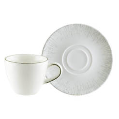 Cup with saucer porcelain 80ml Bonna Iris