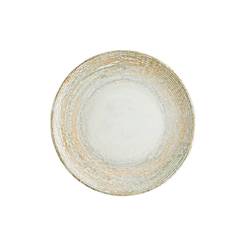 Shallow dining dish porcelain 19cm beige Patera