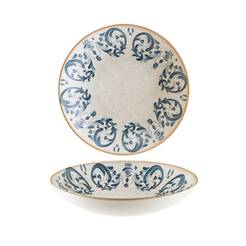 Deep dining plate, porcelain 25 cm 1300 ml Viento