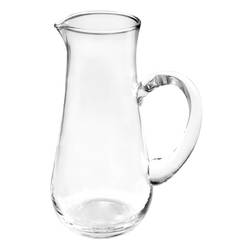 Glass jug for water, juice, wine 1 liter high