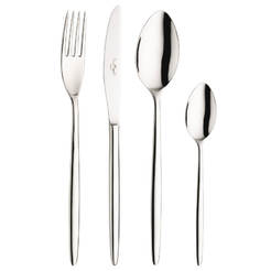 Cutlery set 24 pieces, 18/10 stainless steel 3mm Olivia