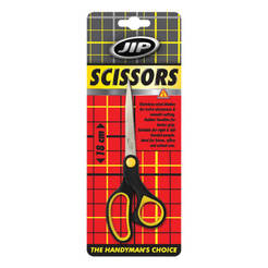 Stationery scissors 18 cm, with rubberized handles S003030