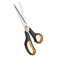 Household scissors 20 cm, stainless steel, black