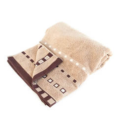 Bath towel 45 x 80 cm, 450 g / sq.m, 100% micropart Michelle beige