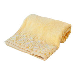 Dante bath towel 30 x 50 cm - 100% micro-cotton, yellow