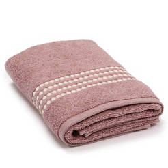 Банное полотенце 50 х 100 см 100% хлопок 460 г / кв.м. Темно-розовые классы