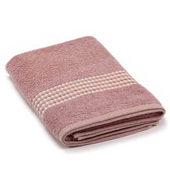 Кърпа за баня 70 х 140см 100% памук 460г/кв.м. Тъмно розова Класи
