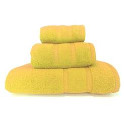 Bath towel 45 x 80 cm 450 g / sq.m. 100% Microcotton yellow B579