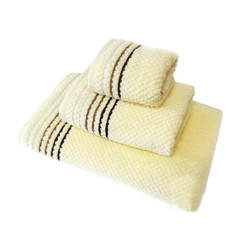 Towel 30 x 50 cm, 100% microcotton, yellow