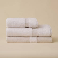 Bath towel 76 x 147 cm 97% cotton 3% linen 500 g / sq.m. Kilyos Hamam cream