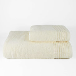 Sydney towel - 70 x 140 cm, 100% cotton, cream