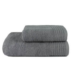 Sydney towel - 50 x 90 cm, 100% cotton, gray